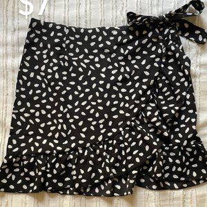 Shein Navy Polka Dot Mini Skirt